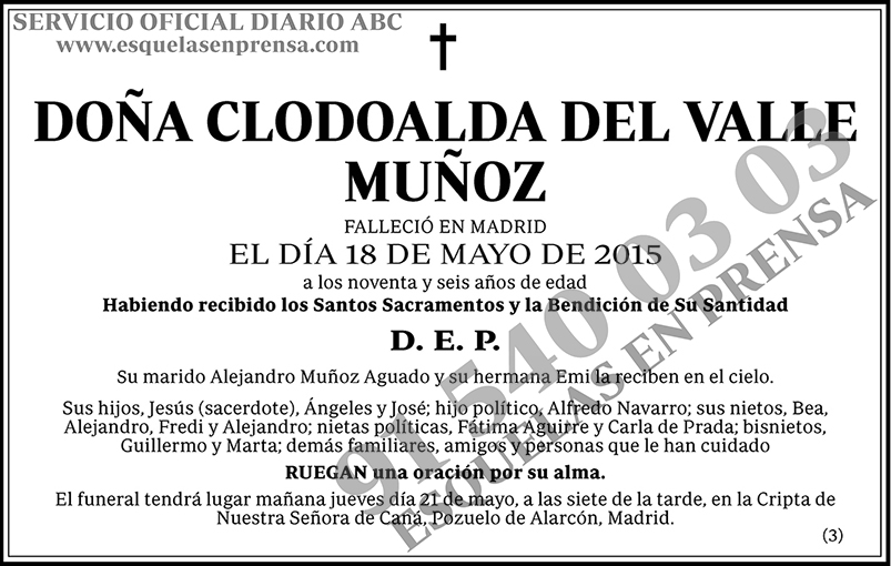 Clodoalda del Valle Muñoz